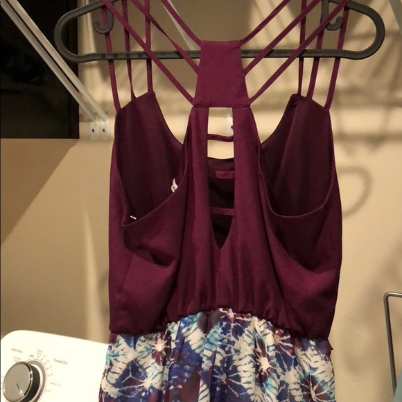 Purple and Blue Dress - Picture 5 of 5